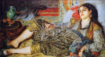 Pierre Auguste Renoir Painting - odalisque woman of algiers Pierre Auguste Renoir